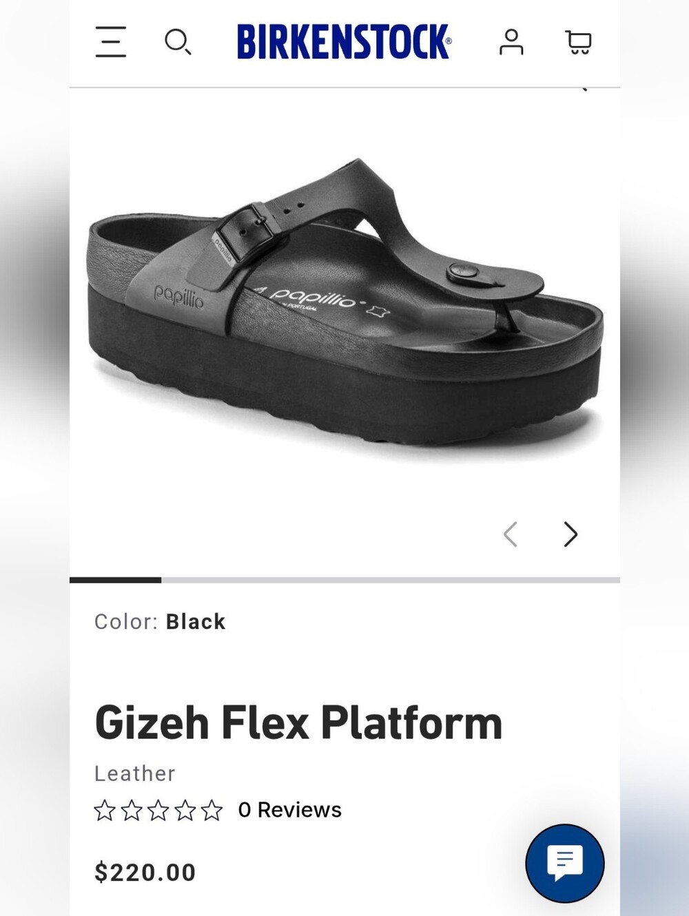 Birkenstork Papillio Flex Gezeh Platform Sandal NWT Size 37 6 To 6.5